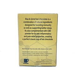 cbd hot chocolate packaging ingredients