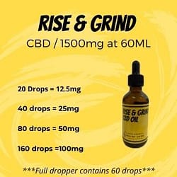Rise & Grind CBD Oil - 1500 mg 60ml 3